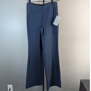 NWT LYSSE Denim Pull On Trouser Jeans Dark Wash Size Medium